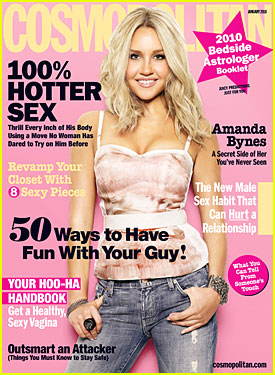 Amanda Bynes Covers 'Cosmopolitan' January 2010