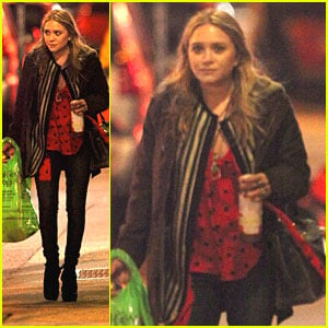 Mary-Kate Olsen & Mom Go Shopping Together