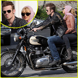 Christina Aguilera & Cam Gigandet: Motorcycle Match