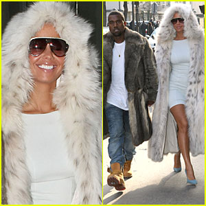 Kanye West & Amber Rose: Fur Coat Couple