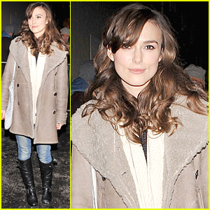 Keira Knightley Performs At West End's Comedy Theatre