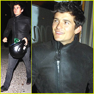 Orlando Bloom: Motorcycle to Madeo!