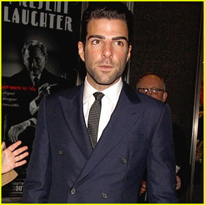Zachary Quinto Checks Out 'Present Laughter'
