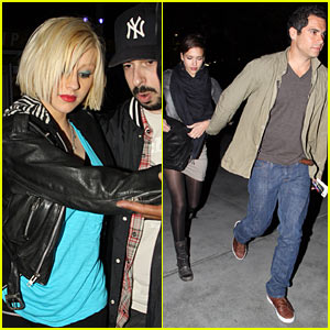 Christina Aguilera & Jessica Alba: Jay-Z Concert!