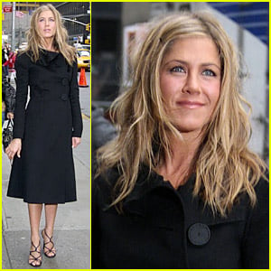 Jennifer Aniston: Letterman Today, Premiere Tomorrow!
