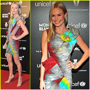 Kate Bosworth Brings Color to a Cocktail Party