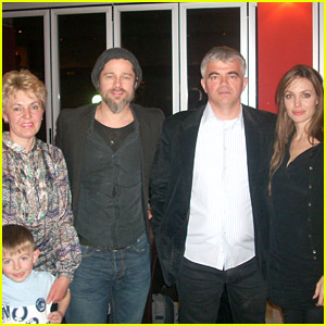 Brad Pitt & Angelina Jolie: Gorazde Dinner Date