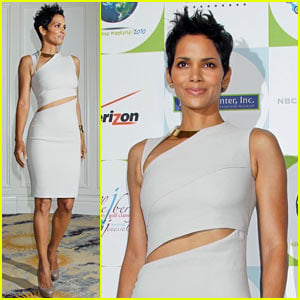 Halle Berry: Silver Rose Gala Girl