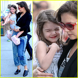 Katie Holmes: Chelsea Piers Playdate with Suri Cruise!
