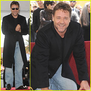 Russell Crowe: Hollywood Walk of Fame Star!