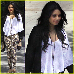 Vanessa Hudgens Hitches A Ride From Zac's Place