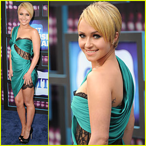 Hayden Panettiere Checks Out CMT Music Awards