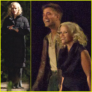 Reese Witherspoon: Night Shoot with Robert Pattinson!