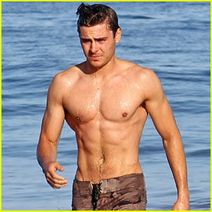 Shirtless Zac Efron Has Better Situation
