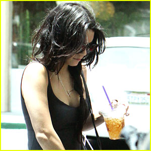 Vanessa Hudgens Cools Off With Coffee