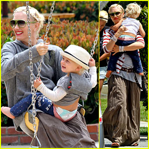 Gwen Stefani: Swinging with Zuma!