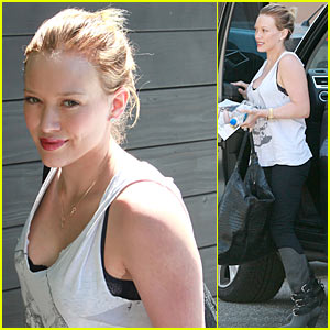 Hilary Duff: Accent on Fur!