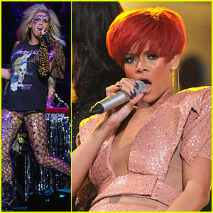 Rihanna & Ke$ha: Dancing Duo!