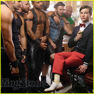 Chris Colfer Bears It For Rolling Stone
