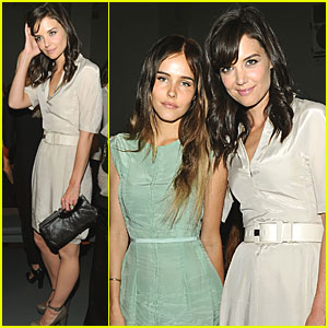 Katie Holmes & Isabel Lucas: Front Row at Calvin Klein!