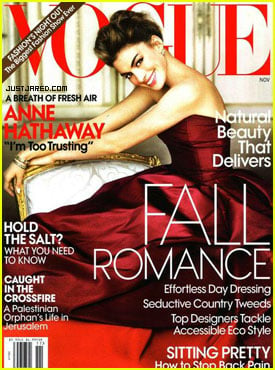 Anne Hathaway Covers 'Vogue' November 2010