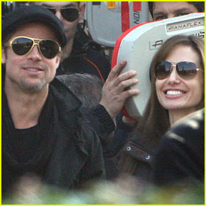 Brad Pitt: On Set with Angelina Jolie!