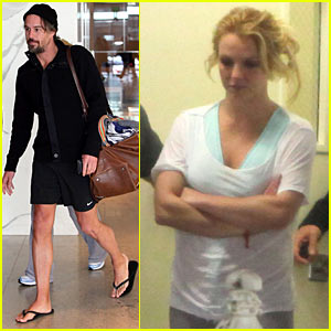 Britney Spears Whips Her Hair Back and Forth