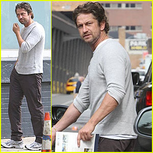 Gerard Butler: Apartment Hunting Downtown!
