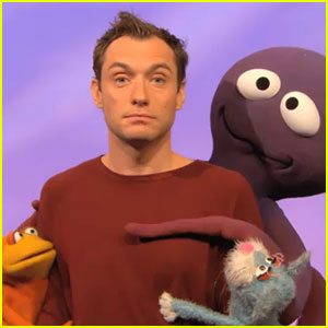 'Sesame Street' Muppets Get Clingy with Jude Law!