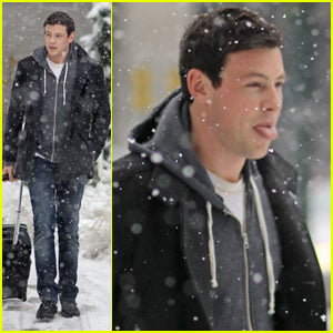 Cory Monteith: Snowy Vancouver Arrival