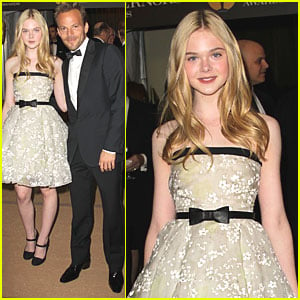 Elle Fanning: Governors Awards with Stephen Dorff!