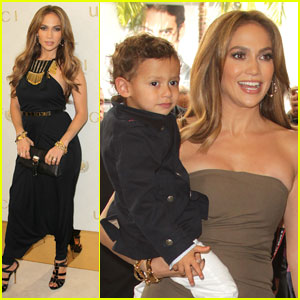 Jennifer Lopez: Gucci Children's Collection Launch with Max!