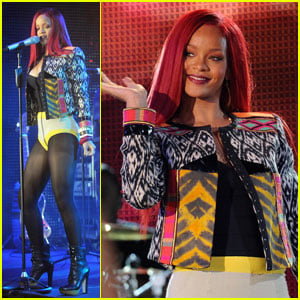 Rihanna Rocks Out on MTV's 'The Seven'