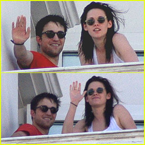 Kristen Stewart & Robert Pattinson: Balcony in Brazil!