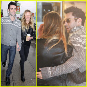 Adam Levine & Anne Vyalitsyna Opt for Optical