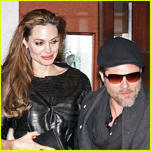 Angelina Jolie & Brad Pitt: Guy Savoy Dinner Date