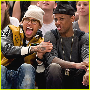 Chris Brown: Knicks Game with Fabolous!