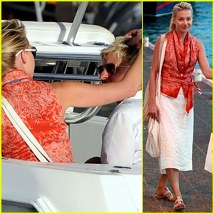 Ellen DeGeneres & Portia de Rossi: St. Barts Boat Ride!