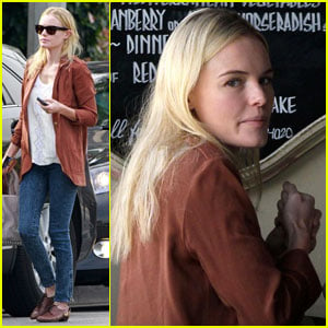 Kate Bosworth Drops by Doughboys Cafe