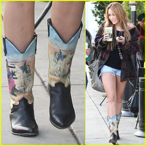 Miley Cyrus: Babe in Boots!