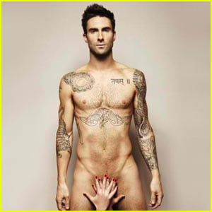 Adam Levine: Naked for Cancer Awareness!