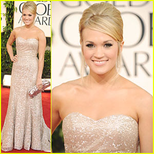 Carrie Underwood - Golden Globes 2011 Red Carpet