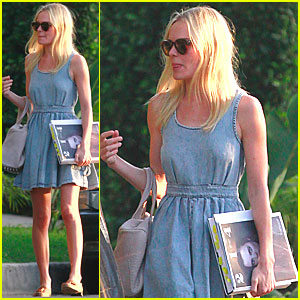 Kate Bosworth: Denim Dress & 214 Mag!