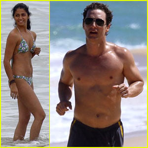 Matthew McConaughey & Camila Alves: Brazilian Beach Bods!