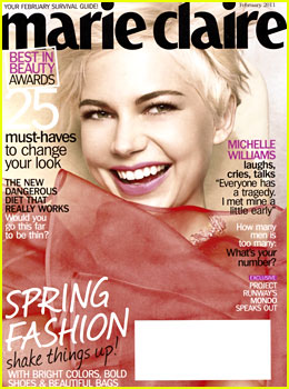 Michelle Williams Covers 'Marie Claire' February 2011