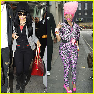Nicki Minaj: Bright Pink Catsuit!