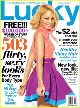 Nicole Richie Covers 'Lucky' February 2011
