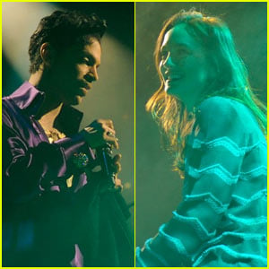Prince Pulls Leighton Meester Up On Stage During His Concert