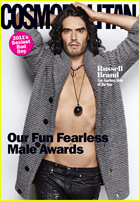 Russell Brand Covers 'Cosmopolitan' February 2011