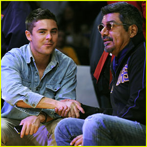 Zac Efron: Lakers Game with George Lopez!